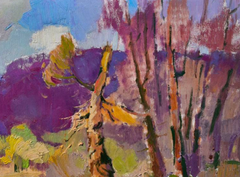Spring Freshness Landscape Impressionism Original Oil Painting, Ready to Hang