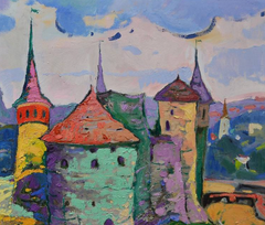 The spirit of Ukraine Kamiane Impressionism Original Oil Painting, Ready to Hang