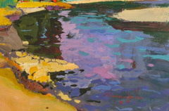 Favorite Places landscape Impressionism Original Oil Painting