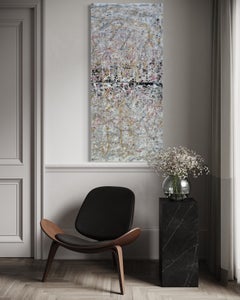 Pearl Sanskrit 4 Acrylic on Plexiglass Modern Art Ready to Hang