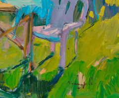 Serenity Landscape Impressionism Original Oil Painting, Ready to Hang
