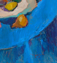 Tea Pot Still life Impressionism Original Oil Painting, Ready to Hang