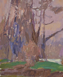 Cloudy Day landscape Impressionism Original Oil Painting