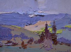 Etude 65 landscape Impressionism Original Oil Painting