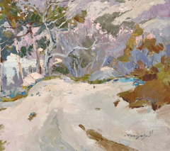 Batiliman Landscape Impressionism Original Oil Painting, Ready to Hang