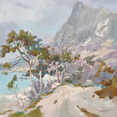 Batiliman Landscape Impressionism Original Oil Painting, Ready to Hang