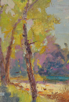 Summer Kontrazhur – Impressionismo paesaggistico – Dipinto a olio originale