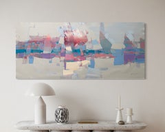 Barche a vela – Impressionismo nautico – Dipinto originale a olio, pronto da appendere