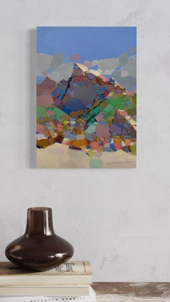 Il dipinto a olio originale in stile impressionista “Timeless Ridge”, pronto da appendere