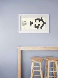 Eduardo Chillida 1980 Lithograph Poster, Abstract Style, Unframed