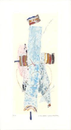 Nino Mustica Serigraph Print, Signed, Late 20th Century, 28.75 x 16 in