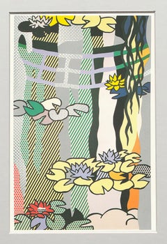 Roy Lichtenstein 'Seerosen mit japanischer Brücke' 1994