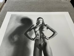Helmut Newton Big Nude Offset Print, Arte contemporanea senza cornice