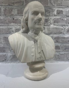 BUSTINO IN MARMO ANTICO DEL XIX SECOLO RAPPRESENTANTE UN PRESIDENTE Scultura americana, anni ’60 del XIX secolo