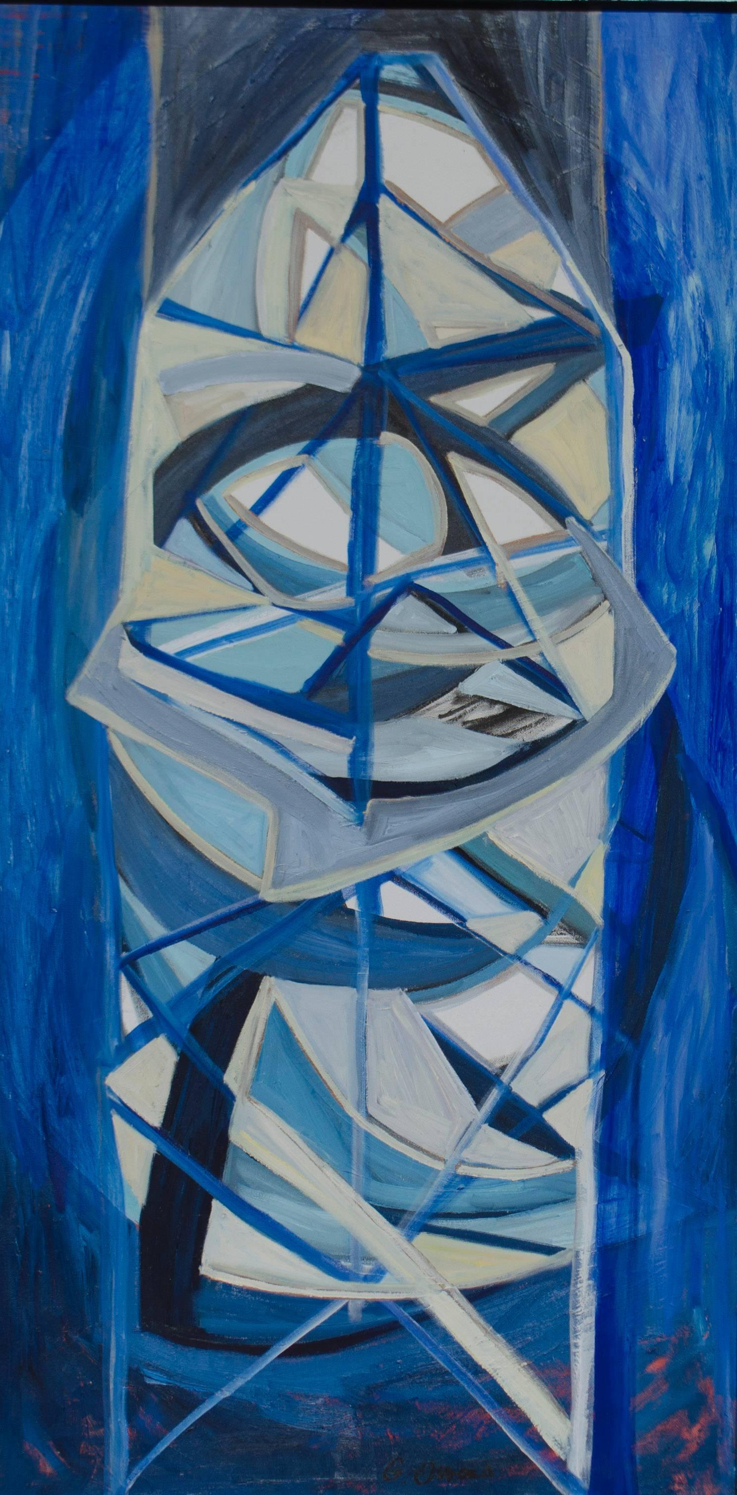 Georgette London Owens Figurative Painting - La Tour Eiffel Le Jour