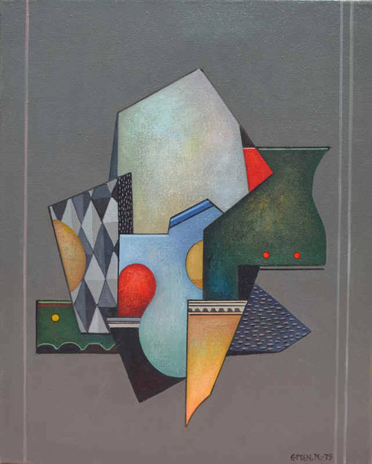 Maurice Green Abstract Painting - The Broken Vase
