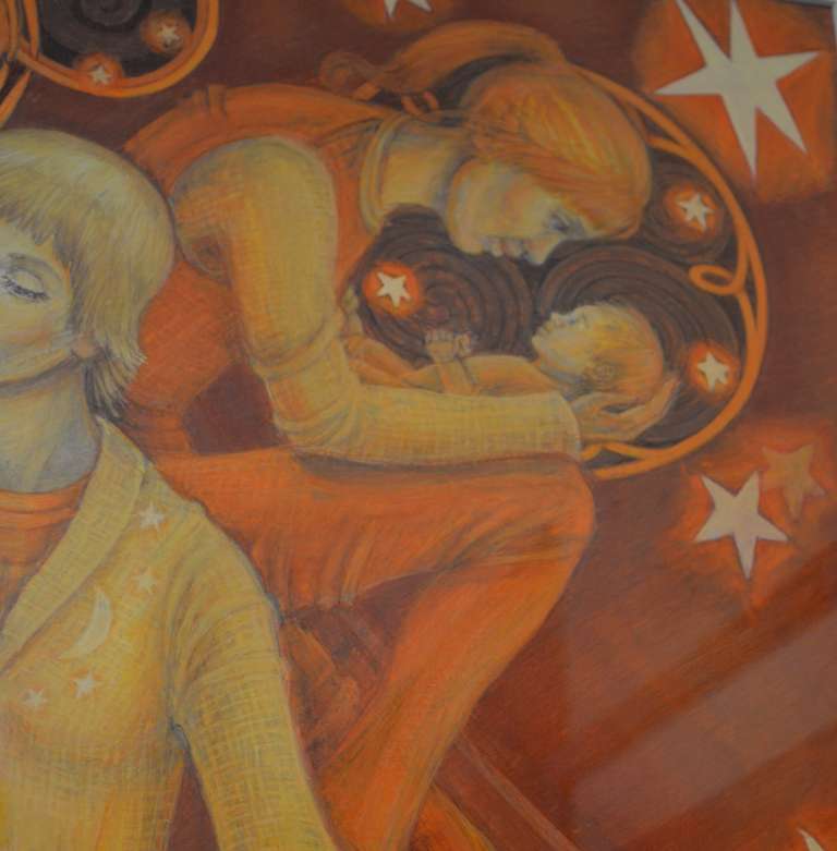 « Past Midnight ; Past the Morning Star » - Autres styles artistiques Art par Rita O'Hara