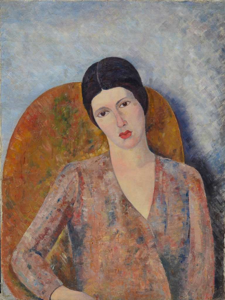 Diane Travis Portrait Painting - "Daydream"