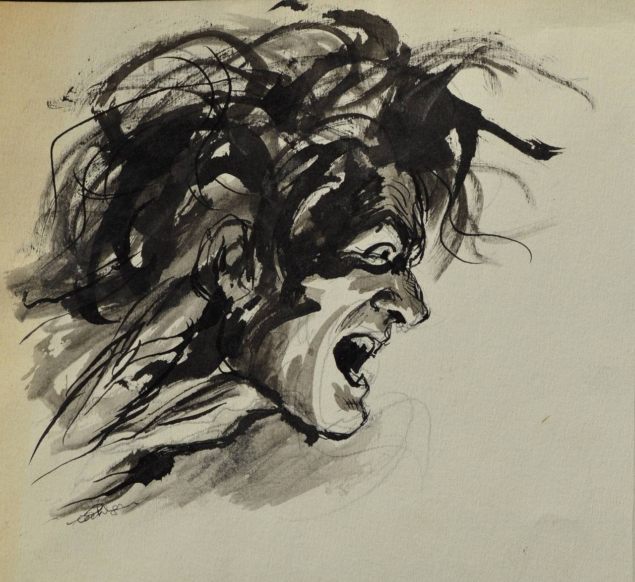 Gustav Rehberger Figurative Art - The Scream #1