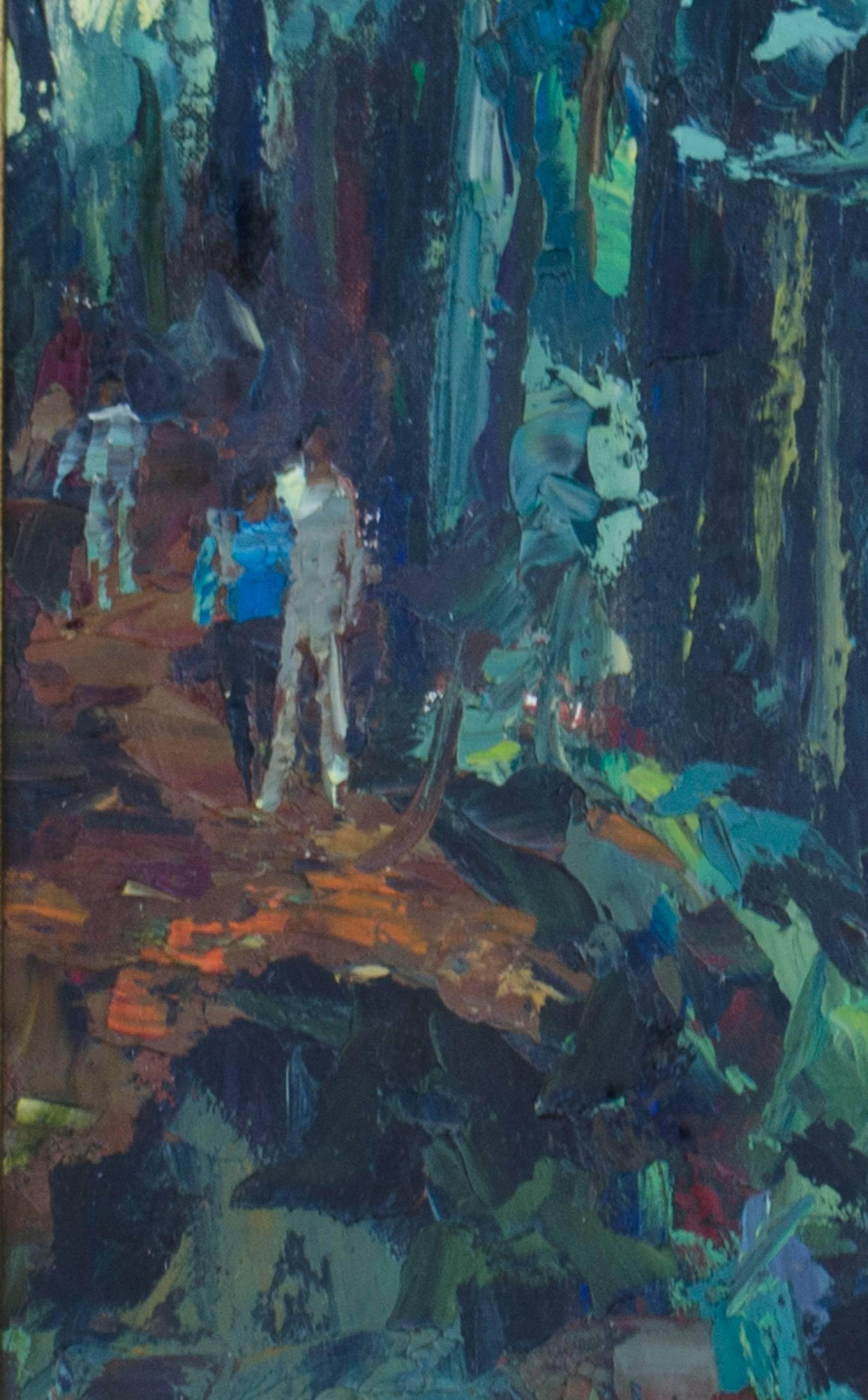 Strolling the Forrest - Painting by Ron Blumberg