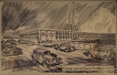 Retro Pierce Arrow Plant, Buffalo, 1927