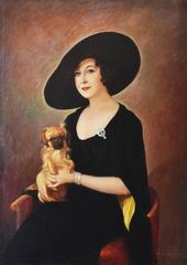 Art Deco Portrait Paintings