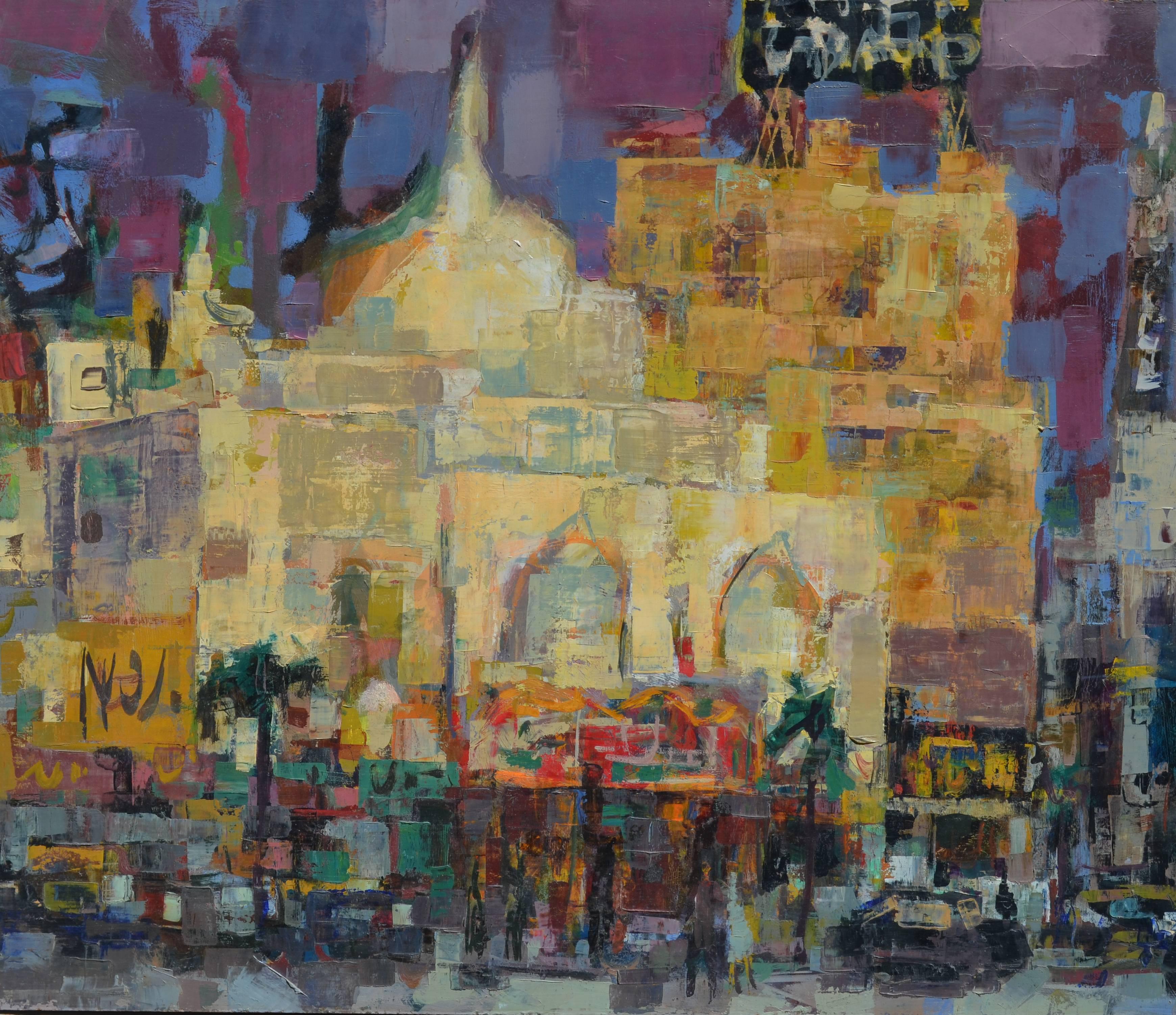 Baghdad am Beverly Drive – Painting von Ron Blumberg