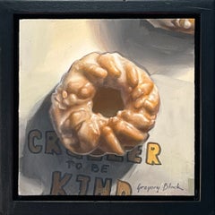 "Iced Cruller" Oil Painting