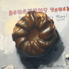 "Chocolate Cruller" Oil Painting