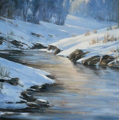 "Gentle Passage" (2026) Original Western Landscape Oil Painting on Canvas
