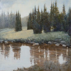 "Reflections" - Original Western Landscape Painting