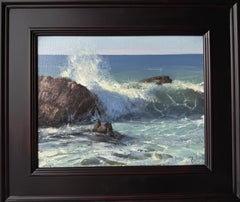 "Fantasy is Reality" - Impressionist Landscape and Seascape, Oil Painting