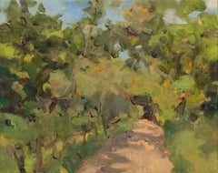 "Bobolink V" - Natura morta floreale in stile impressionista, dipinto a olio su tela