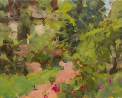 "Chautauqua Park I" - Impressionist Floral Still-Life, Oil Painting on Canvas