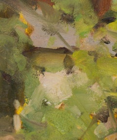 "Chautauqua Park I" - Impressionist Floral Still-Life, Oil Painting on Canvas