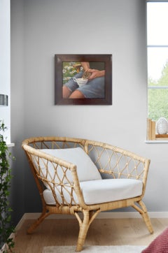 "The Rescue" - Photorealist Still Life and Animal Portrait, Oil Painting