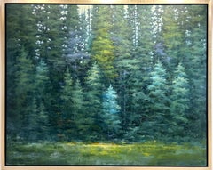 "The Forest at Vail Pass" - Impressionist Forest Landscape, Oil Painting