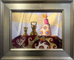 "Caravan" - Impressionist Still-Life and Interior, Oil Painting on Linen