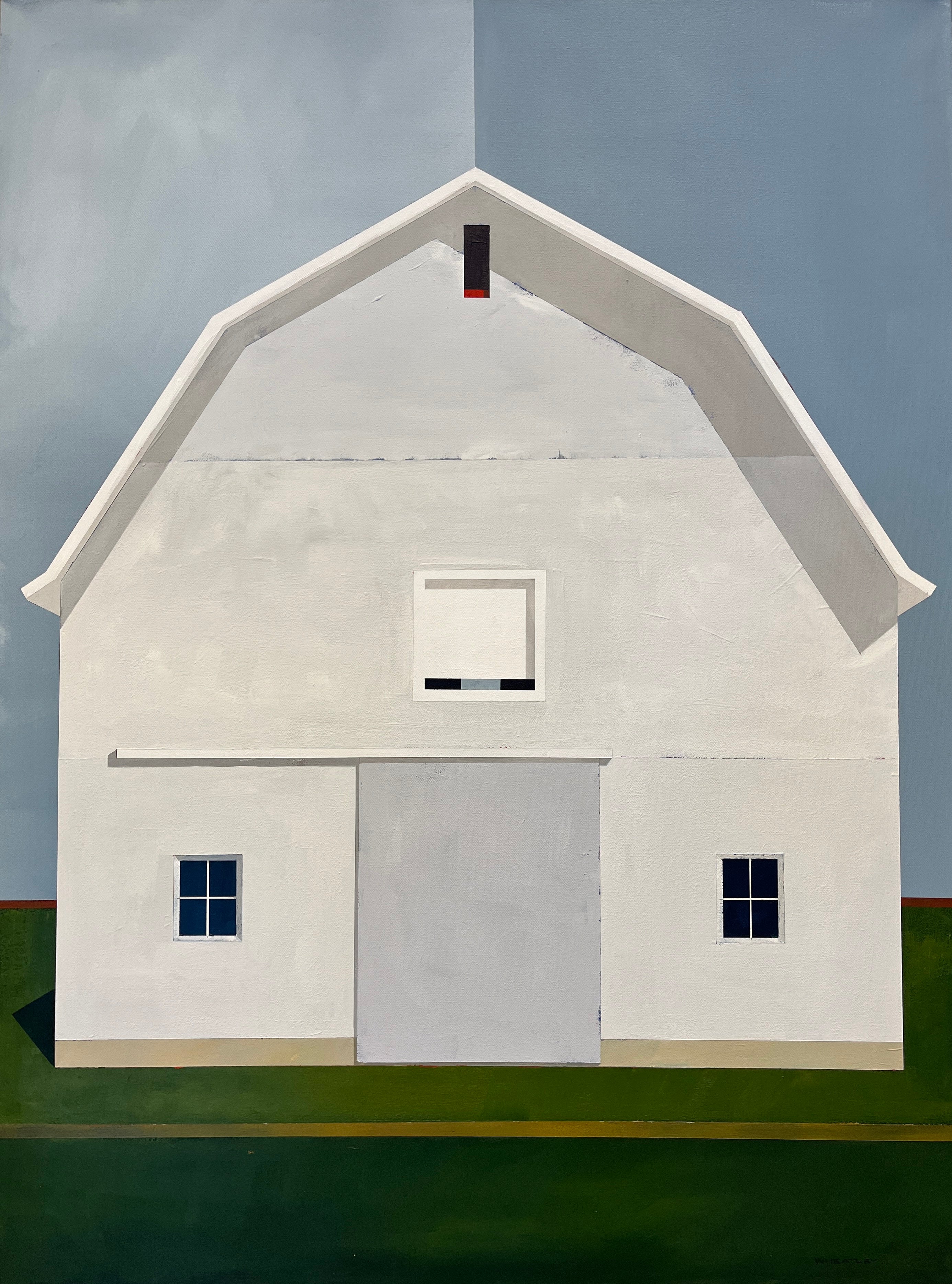 "North of Eden" - Contemporary Acrylic Barn Painting on Canvas
