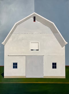 „North of Eden“ – Zeitgenössisches Acrylgemälde auf Leinwand im Scheunenstil