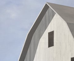 „Viel Weisheit“ – Zeitgenössisches Acrylgemälde auf Leinwand im Scheunenstil