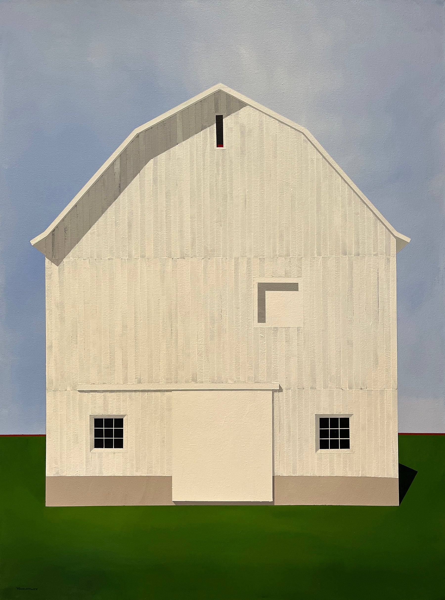 "El Guapo" - Contemporary Acrylic Barn Painting on Canvas
