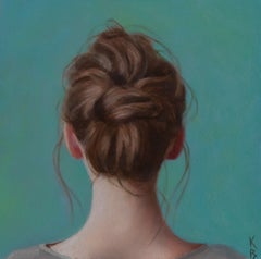"Teal Tranquility" - Contemporary Realist Portrait Oil Painting, 2026