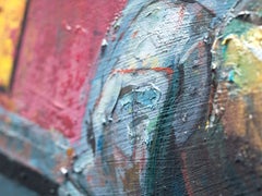 "L'unicità è una faccenda rischiosa" - Dipinto surrealista a olio su tela