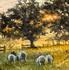 "1945D" - Miniature Landscape and Still-Life, Oil Painting on Coin