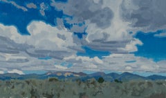"Where the Light Breaks Study" - Contemporary Mountain Landscape with Dramatic