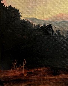 "Desert Rain" - Contemporary Rain Cloud Landscape Oil Painting, 2026