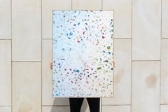 Blanc, Abstract Gestures in White, Modern Vertical Seascape, Fish Flow, 2026