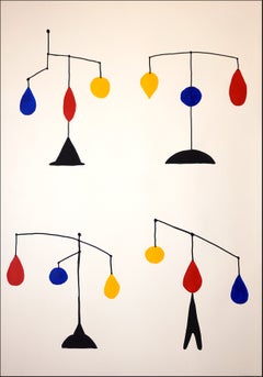 Mobile Versions, Mid Century Modern Inspiration, Primary Tones Balances, Paper