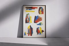 Pentium II, Expressionist Painting, Vigorous Gestures Icons, Acrylic on Paper